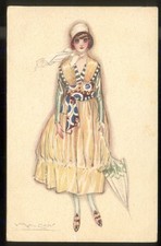 MAUZAN 1917-ELEGANTE CARTOLINA-ORIGINALE e PERFETTA