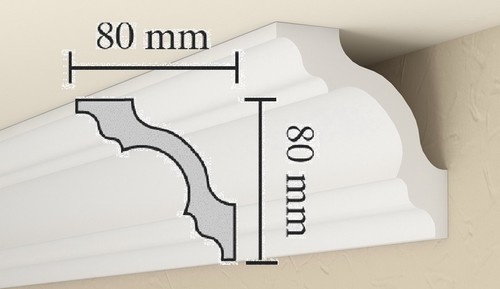 Cornice polistirolo decosa - cornice, in