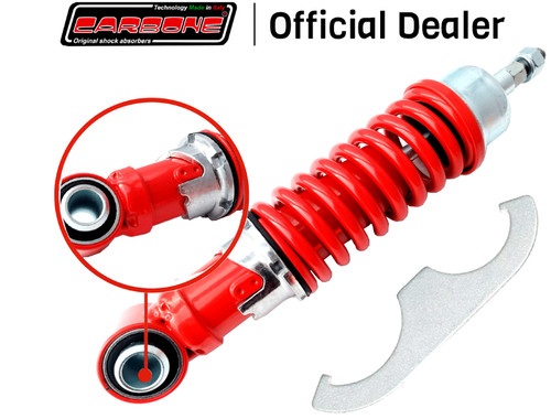 Ammortizzatore carbone rosso - ammortizzatore,