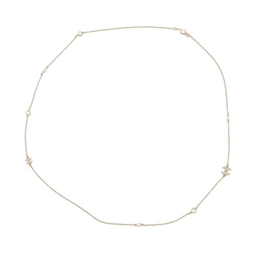 Collana lunga chanel - cc, logo
