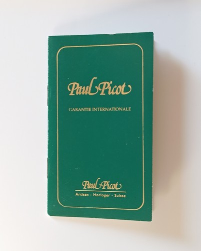 Paul picot garanzia warranty - picot,