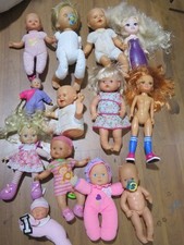 lotto di CICCIO BELLO NENUCO BAMBOLE in plastica stoffa gomma vintage bambolotti