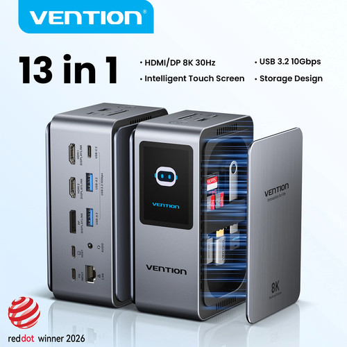 Vention 1 docking - vention, 13-in-1