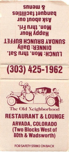 The old neighborhood - the,