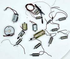 LOTTO di n°18 motorini vari da elicotteri e altri modelli bassa tensione