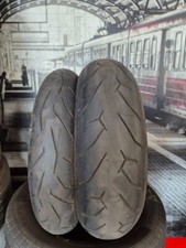 ACCOPPIATA MOTO 185/55 R17 73W 120/70 R17 58W PIRELLI DIABLO ROSSO USATE 50-60%