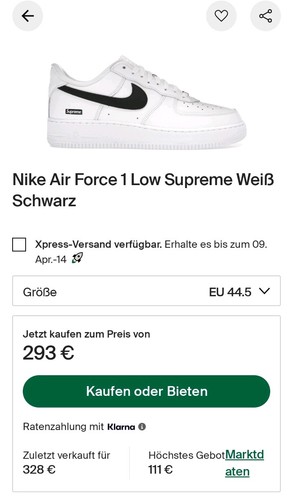 Nike air force supreme low - force,