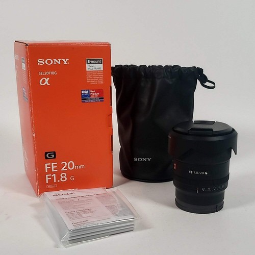 Sony 20mm 8 e mount - 20mm, f/1.8