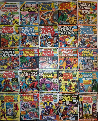 Lotto marvel triple action - marvel,