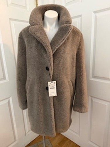 Zara teddy coat - zara,