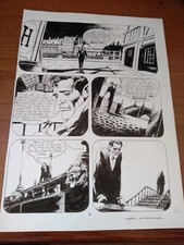 CORRADO ROI  - Tavola originale Dylan Dog speciale n.4 "Mefistofele" 1990 Sclavi