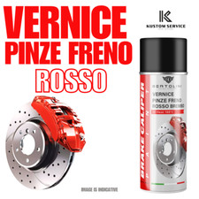 Vernice spray per pinze freni