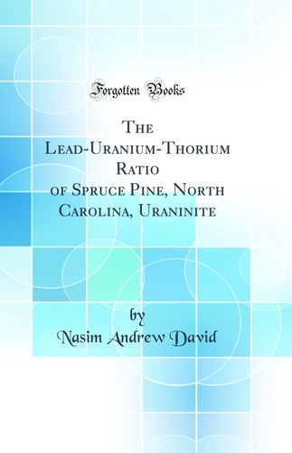 The lead uranium thorium - the, ratio