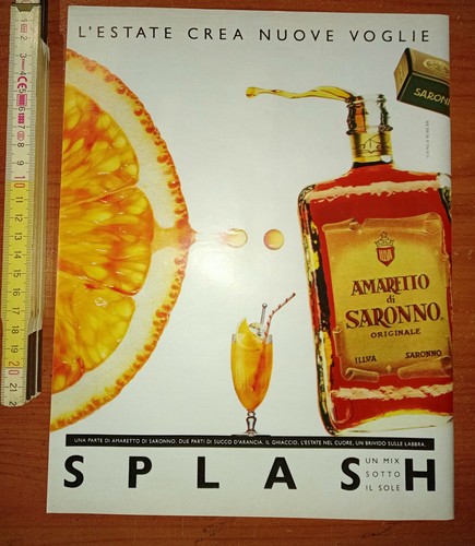 Pubblicità splash amaretto - splash.,