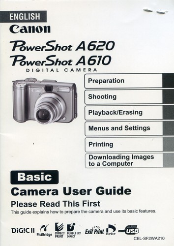 Canon powershot a620 - canon,