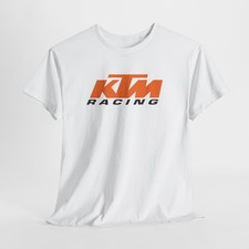 KTM Racing T-Shirt – T-Shirt Unisex Motocross Cotone per Uomo Donna o Bikers