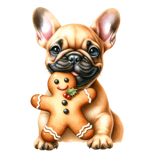 Bulldog francese cane - , auto