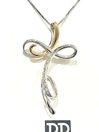 Collana con croce - con,