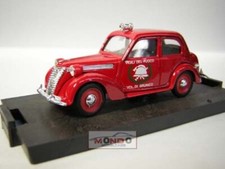 1:43 Brumm Fiat 1100E Vigili Del Fuoco Di Brunico 1947 R181B Diecast Modellino