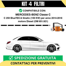 Kit 4 Filtri Tagliando per