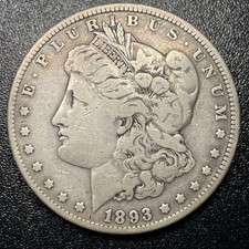 1893-P Morgan Silver Dollar $1