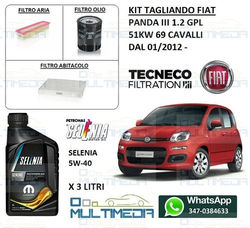 Kit tagliando filtri olio - tagliando,