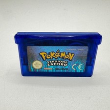 Pokemon Versione Zaffiro Nintendo Game Boy Advance PAL ITA gioco gba ORIGINALE