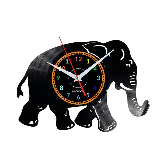 Orologio parete elefante - parete,