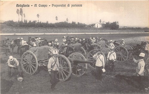 Postcard military italy - postcard,