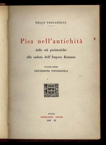 Pisa nell antichità dalle - pisa,
