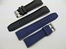 cinturini caucciù tipo nautica ansa curva rinforzata 20 22 24mm watch topquality