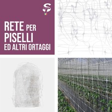Rete per Sostegno e Supporto per Piante Piselli Ortaggi Rampicanti Varie Misure