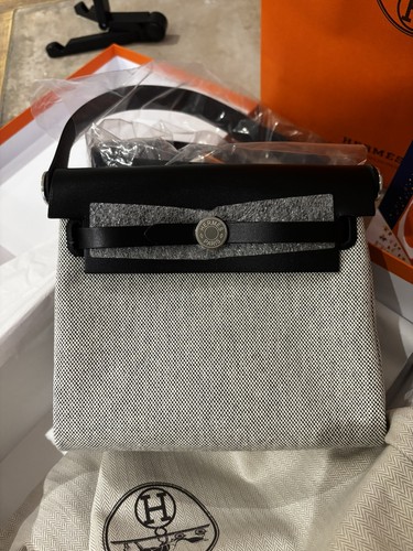Hermes herbag écru noir - herbag, /