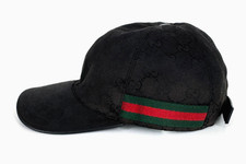 Gucci Auth Black GG Logo Sz 57
