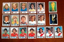 MONDIALI ARGENTINA '78 LOTTO 19 FIGURINE PANINI VARIE CON VELINA ORIGINALI 