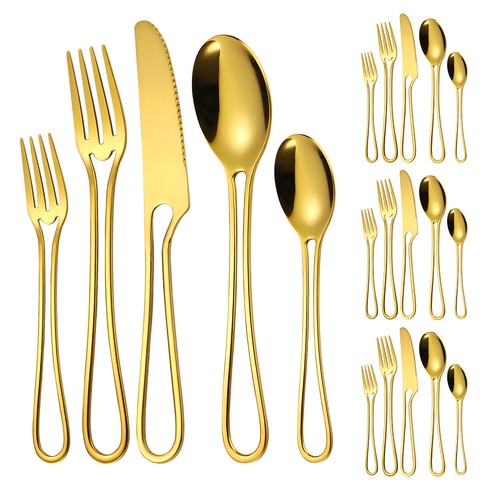 Pezzi set posate design - set, da