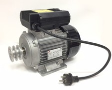 Motore elettrico 3 HP 4 Poli con Interruttore e puleggia per betoniera 230 V