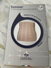 Corsetto semirigido toraco-lombo-sacrale unisex ortopedico beige