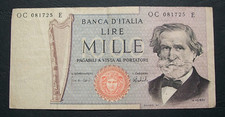 1000 lire Verdi II° tipo 1975