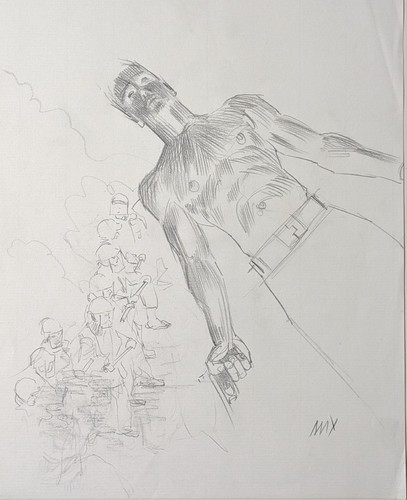 Max siebel disegno - disegno, originale