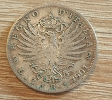 1 Lira 1901 Aquila Sabauda 