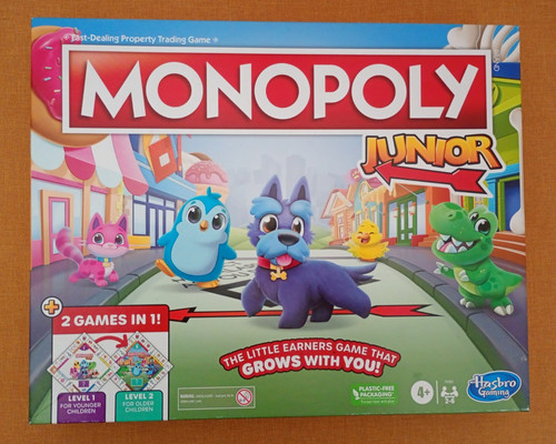 Hasbro monopoly junior - hasbro, gioco