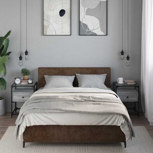 Comodini neri 40x40x55 cm - 2,