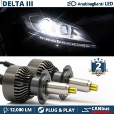 Kit LED H7 per Lancia DELTA 3 Anabbaglianti LENTICOLARI CANbus 6500K 12000LM