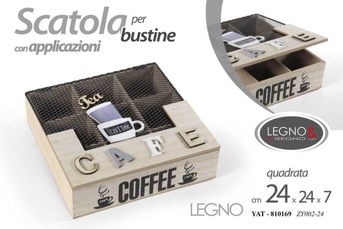 Scatola porta bustine oggetti - scatola,