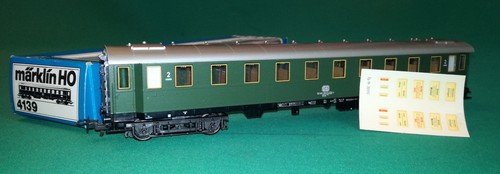 Marklin 4139 carrozza 2a - marklin,