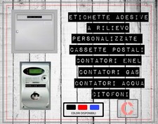 ETICHETTE ADESIVE RILIEVO DYMO