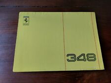 Ferrari 348 Libretto Uso E Manutenzione