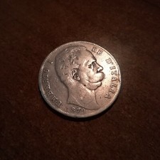 UMBERTO I - 5 Lire Scudo 1879