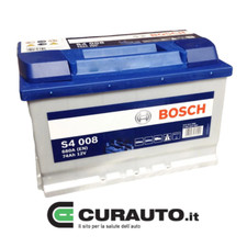 BATTERIA AUTO 74AH bosch S4 008 linea blu 680A di spunto 0092S40080